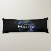Coussins Longs Éclipse solaire Espace Art Fractal (Dos)