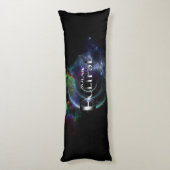 Coussins Longs Éclipse solaire Espace Art Fractal (Dos (Vertical))