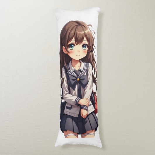 Coussins Longs École japonaise d'Anime (Devant (Vertical))