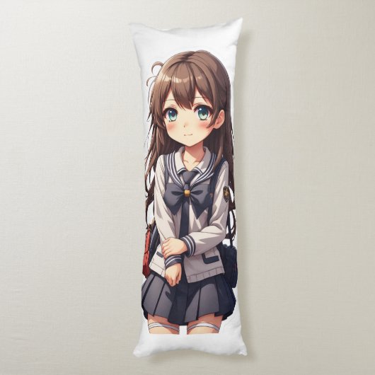 Coussins Longs École japonaise d'Anime (Dos (Vertical))