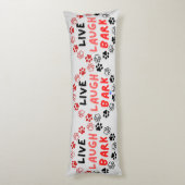 Coussins Longs Écorce de rire (Dos (Vertical))