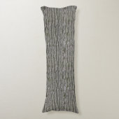 Coussins Longs Écorce Rustique Faux Gris Sec (Devant (Vertical))