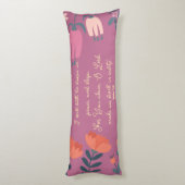 Coussins Longs Écriture (Dos (Vertical))