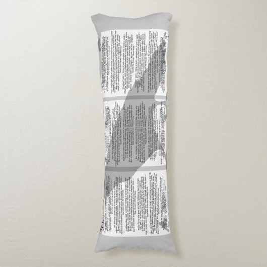 Coussins Longs Edgar Poe Le Corbeau (Devant (Vertical))