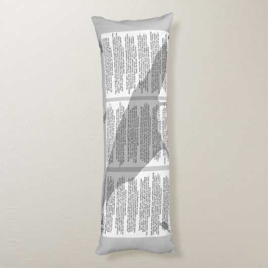 Coussins Longs Edgar Poe Le Corbeau (Dos (Vertical))