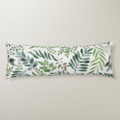 Coussins Longs Elégant aquarelle Botanique Feuille Motif (Dos)