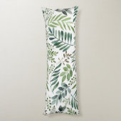 Coussins Longs Elégant aquarelle Botanique Feuille Motif (Dos (Vertical))