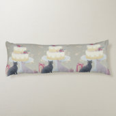 Coussins Longs Elegant Festive Feline Celebration (Dos)