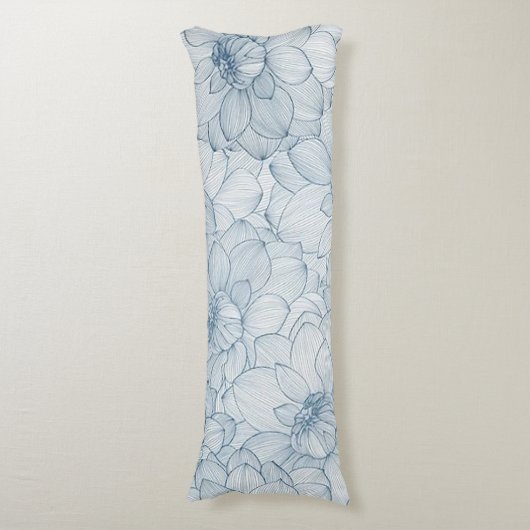 Coussins Longs Élégant floral (Devant (Vertical))