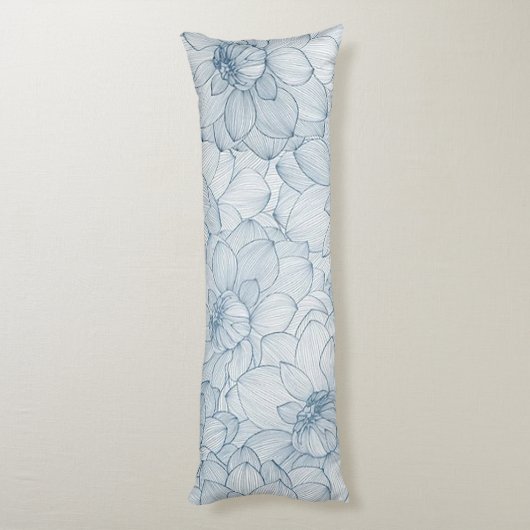 Coussins Longs Élégant floral (Dos (Vertical))