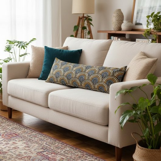 Coussins Longs Élégant géométrique