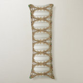 Coussins Longs Elegant Gold Ornate Body Pillow (devant Vertical)