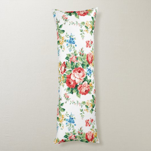 Coussins Longs Elégant motif floral avec élément de design Rose (Dos (Vertical))