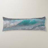 Coussins Longs Elégant Ocean Waves Blue Water Serene Literie (Devant)