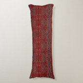 Coussins Longs élégant or raffiné ruby rouge bordeaux (Devant (Vertical))