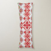Coussins Longs Elegant Red Mandala Geometric Bedroom & Home Texti (Devant (Vertical))
