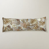 Coussins Longs Élégant Rose floral Motif pétal (Dos)