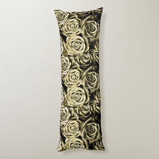 Coussins Longs Élégant Rose Or (Dos (Vertical))