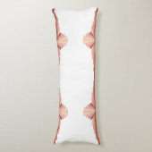 Coussins Longs Éléments Art déco en or rose intégral (Devant (Vertical))