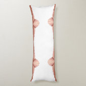 Coussins Longs Éléments Art déco en or rose intégral (Dos (Vertical))