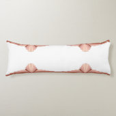 Coussins Longs Éléments Art déco en or rose intégral (Devant)