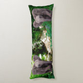 Coussins Longs Éléphant et jungle (Dos (Vertical))