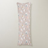 Coussins Longs Eléphants, nuages et arcs-en-ciel (devant Vertical)