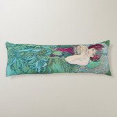 Coussins Longs Emeraude (Quatre bijoux), Alphonse Mucha (Dos)