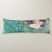 Coussins Longs Emeraude (Quatre bijoux), Alphonse Mucha (Devant)