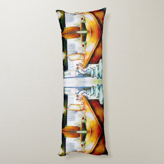 Coussins Longs Émotionnel pour motiver, logique pour justifier (Dos (Vertical))