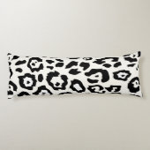 Coussins Longs Empreinte de léopard (Dos)
