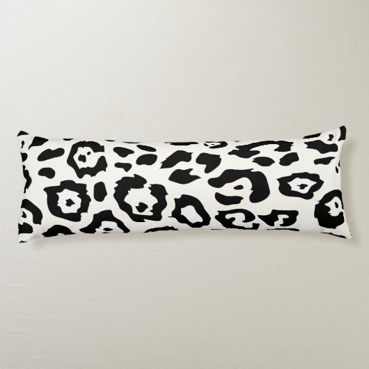 Coussins Longs Empreinte de léopard (Dos)