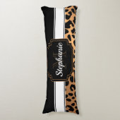 Coussins Longs Empreinte de léopard (Devant (Vertical))