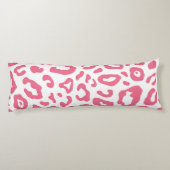 Coussins Longs Empreinte de léopard (Dos)