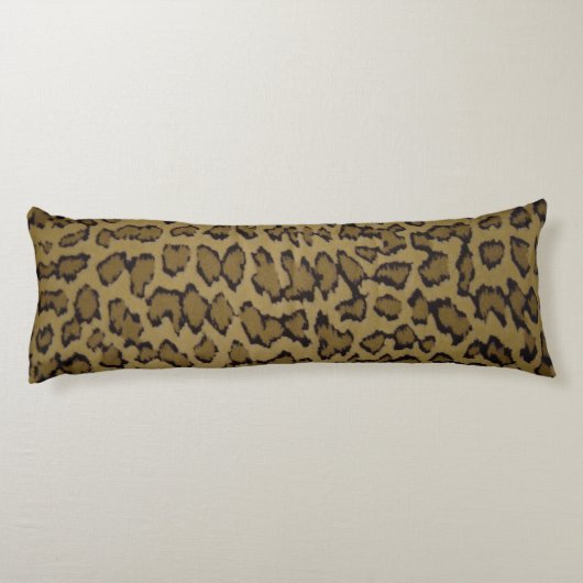 COUSSINS LONGS EMPREINTE DE LÉOPARD ANIMAL (Dos)