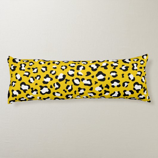 Coussins Longs Empreinte de léopard, Spots de léopard, Leopard Ja (Dos)