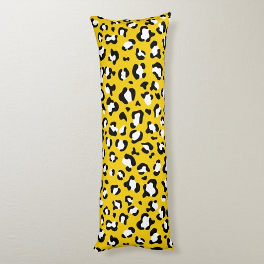 Coussins Longs Empreinte de léopard, Spots de léopard, Leopard Ja (Dos (Vertical))