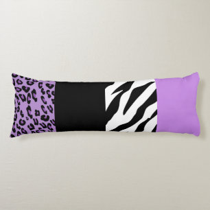 Coussins Longs Empreinte de léopard, Zebra Print, Poster de anima