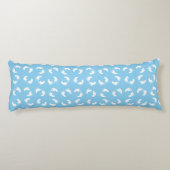 Coussins Longs Empreintes bébé, Pied bébé, Marches, Bleu, Garçon (Dos)