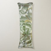 Coussins Longs Encart vert de papillon avec la porte de (Devant (Vertical))