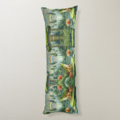 Coussins Longs Enchanter William Morris Frog dans une forêt (Dos (Vertical))