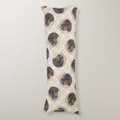 Coussins Longs English Toy Spaniel Peinture King Charles Dog Art (Devant (Vertical))