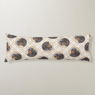 Coussins Longs English Toy Spaniel Peinture King Charles Dog Art