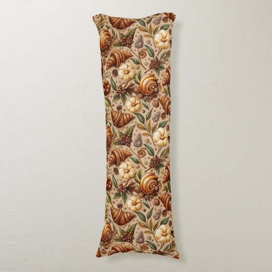 Coussins Longs Envie de Croissants (Devant (Vertical))