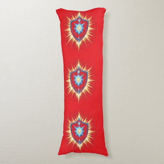 Coussins Longs Epic Fantasy Shield with Radiant Energy Burst – Ma (Devant (Vertical))