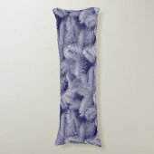 Coussins Longs Épinette bleue de minuit (devant Vertical)