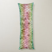 Coussins Longs Escaliers de sirène princesse arc-en-ciel #2 #déco (Dos (Vertical))