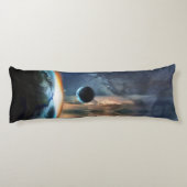 Coussins Longs Espace, Lune Et Terre (Dos)