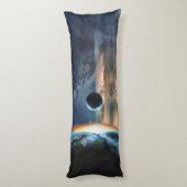 Coussins Longs Espace, Lune Et Terre (Dos (Vertical))