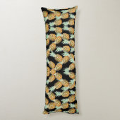 Coussins Longs été aloha hawaïen tropical fruit ananas (Dos (Vertical))